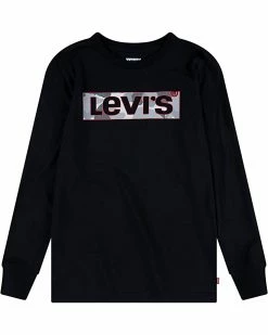 Levi's® Kids Long Sleeve Graphic T-Shirt (Big Kids) | Shirts & Tops