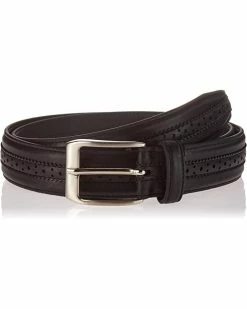 Florsheim Belts Men's Boselli 33mm Dress Casual Leather Belt