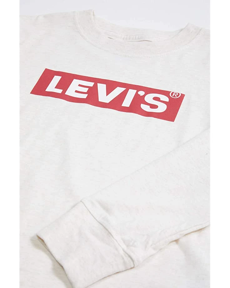 Levi's® Kids Long Sleeve Graphic T-Shirt (Big Kids) | Shirts & Tops - Image 2