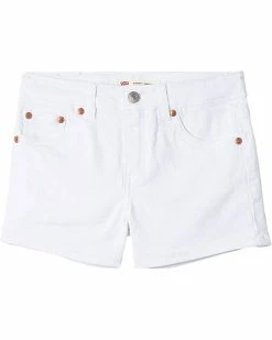 Levi's® Kids Denim Shorty Shorts (Big Kid)