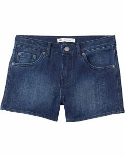 Levi's® Kids Denim Shorty Shorts (Big Kids)