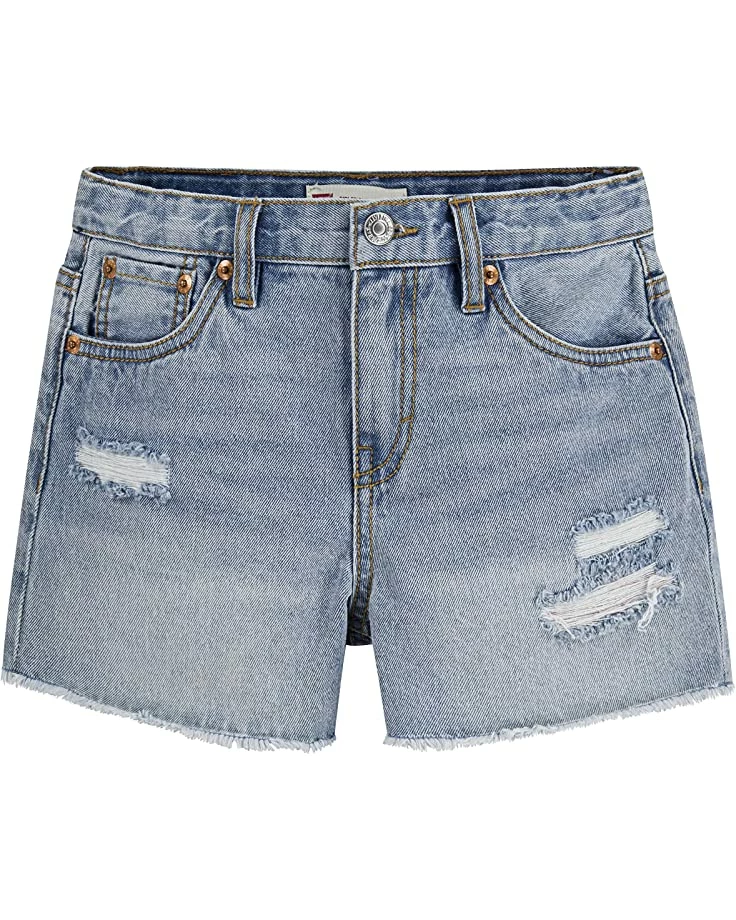 Levi's® Kids Girlfriend Fit Shorty Shorts (Big Kids)