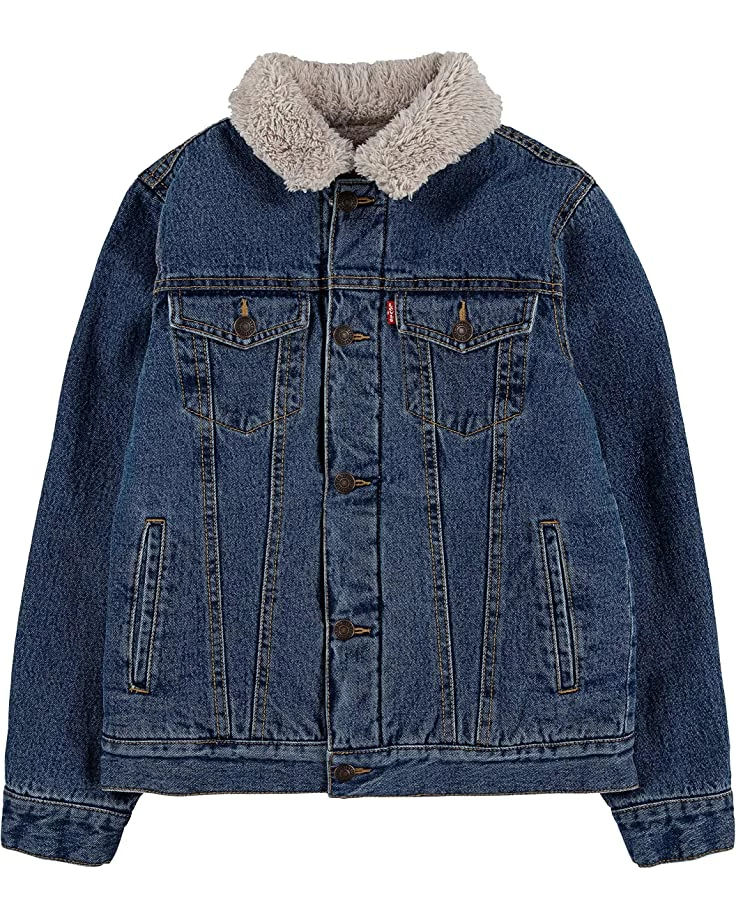 Levi's® Kids Sherpa Lined Trucker Jacket (Big Kids) | Coats & Outerwear